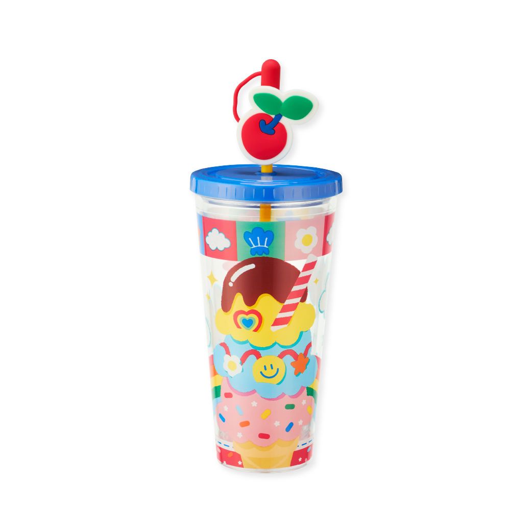 ICE CREAM PARTY TUMBLER | แก้วทัมเบลอร์ลายไอศครีม