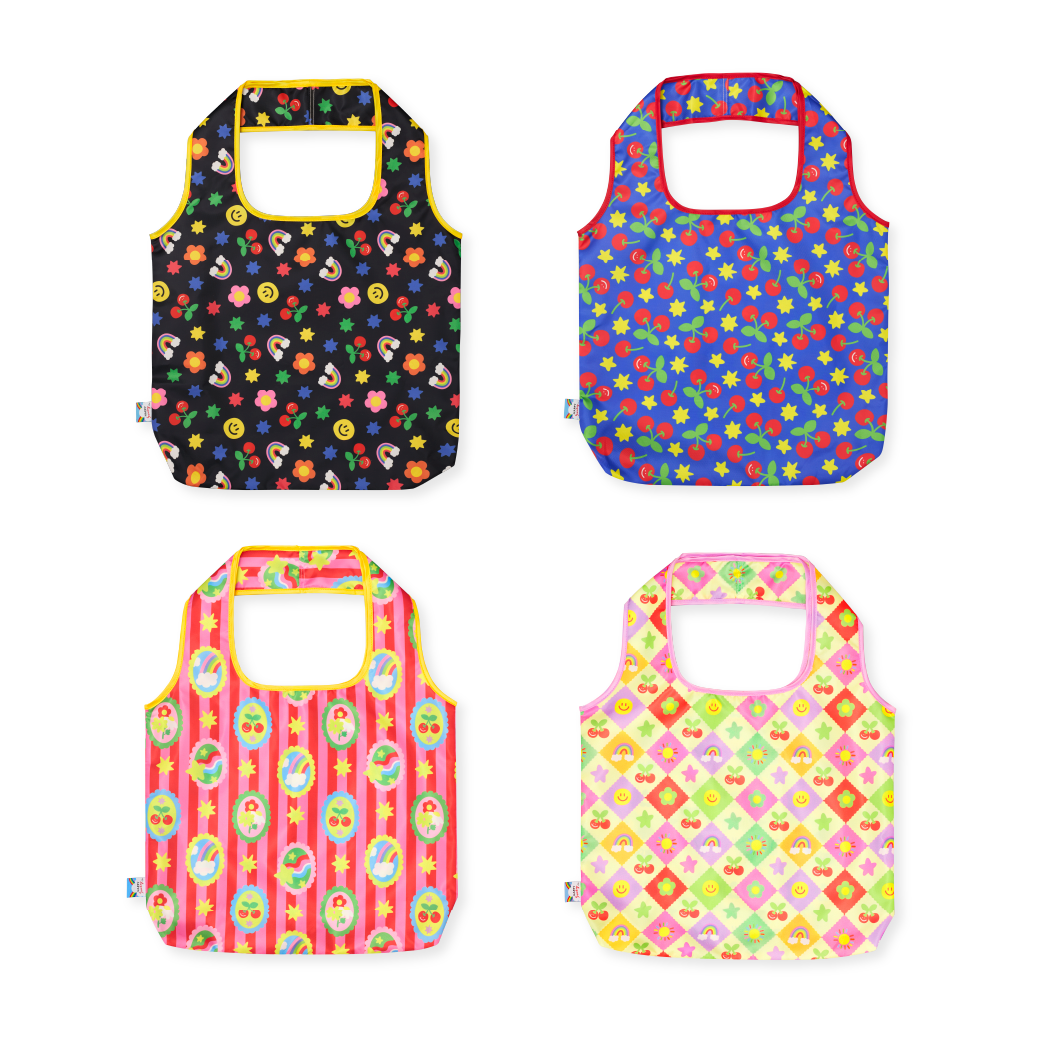 HAPPY GRABBY SHOPPING BAG | กระเป๋าช้อปปิ้งพับได้
