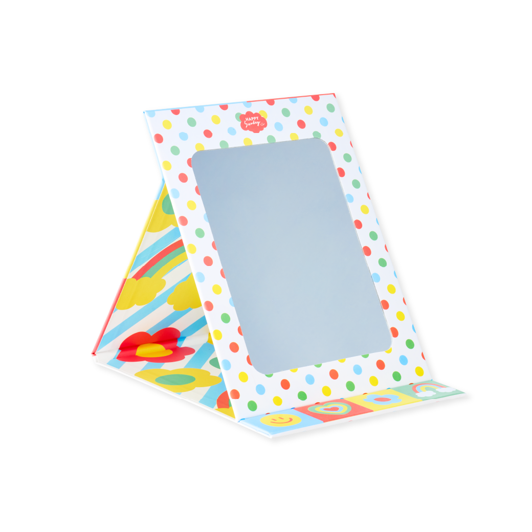 HAPPY SUNDAY MAGIC BLING BLING MIRROR | กระจกตั้งโต๊ะพับได้