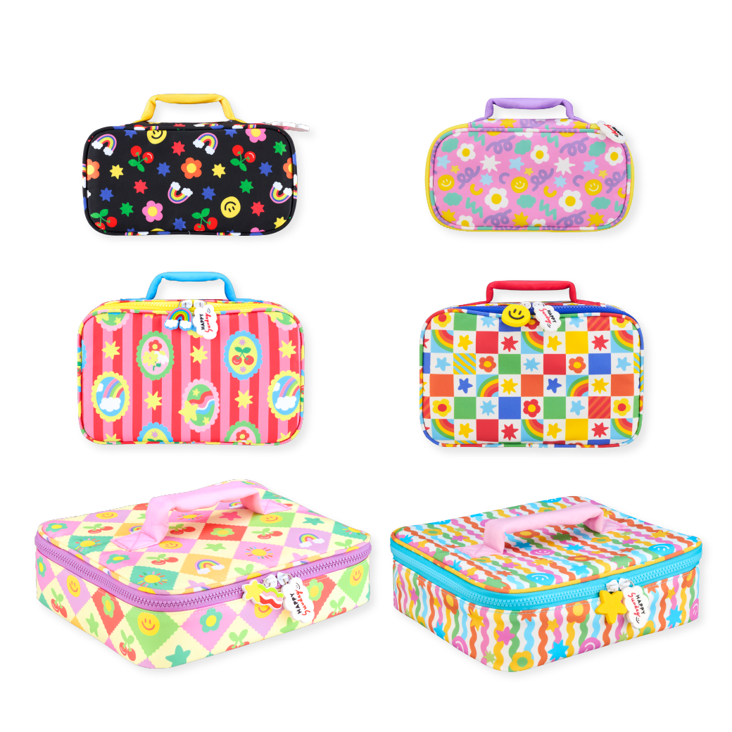 HAPPY SUNDAY COSMETIC BAG | กระเป๋าเครื่องสำอาง 3 ขนาด