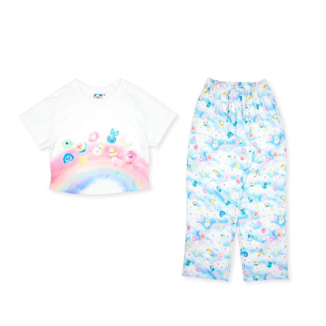 COTTON DREAMS HAPPY CLOUD TEE SET