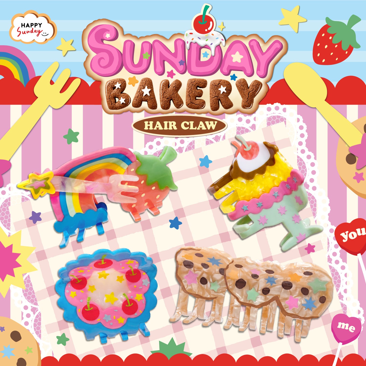 SUNDAY BAKERY HAIR CLAW