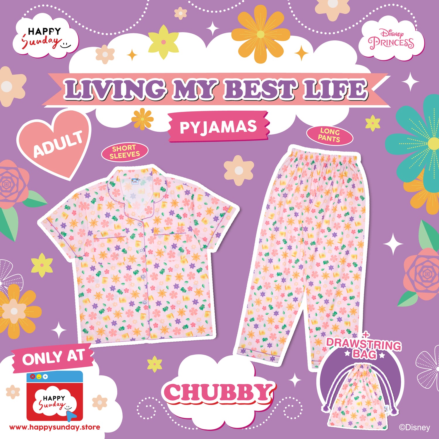 LIVING MY BEST LIFE Pyjamas
