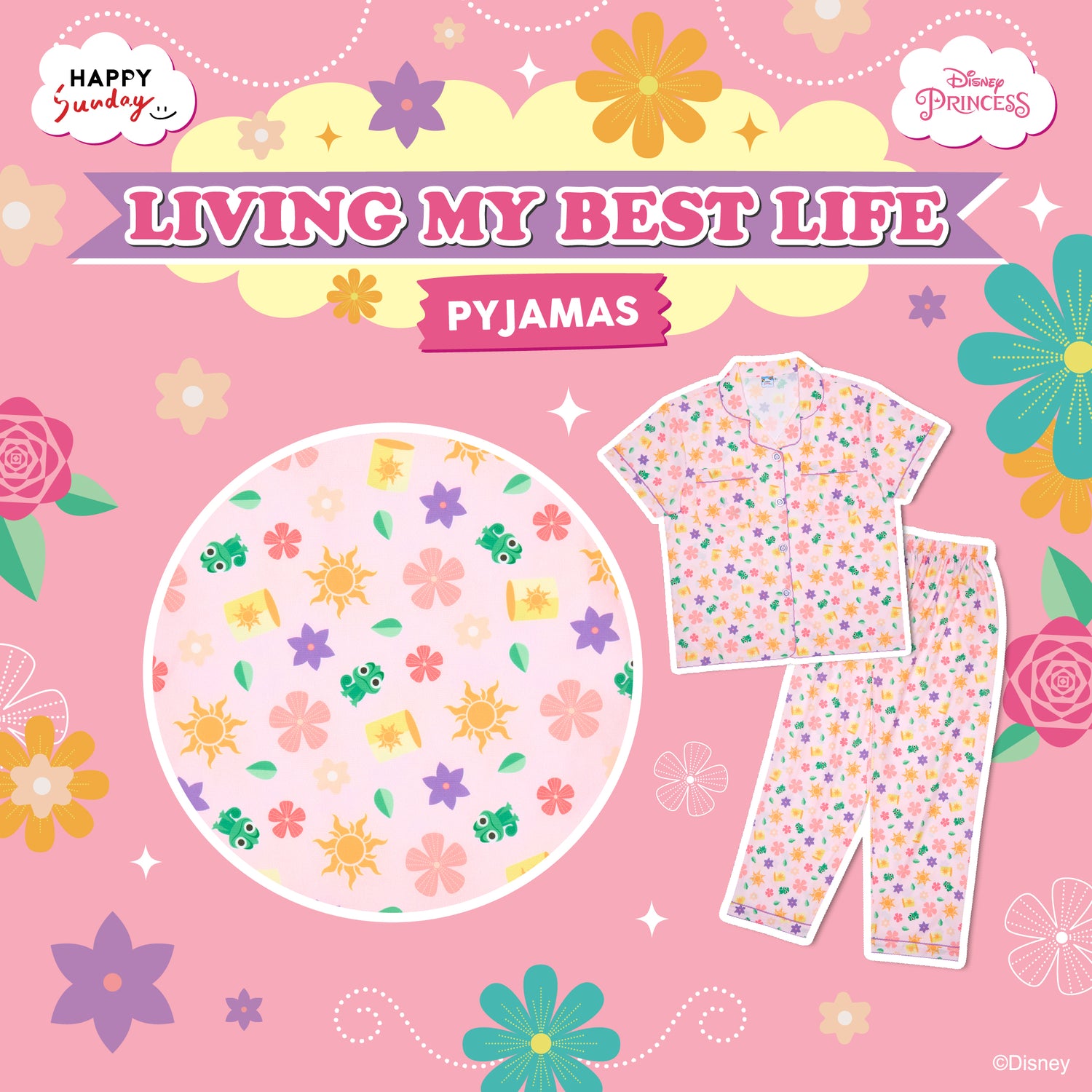 LIVING MY BEST LIFE Pyjamas