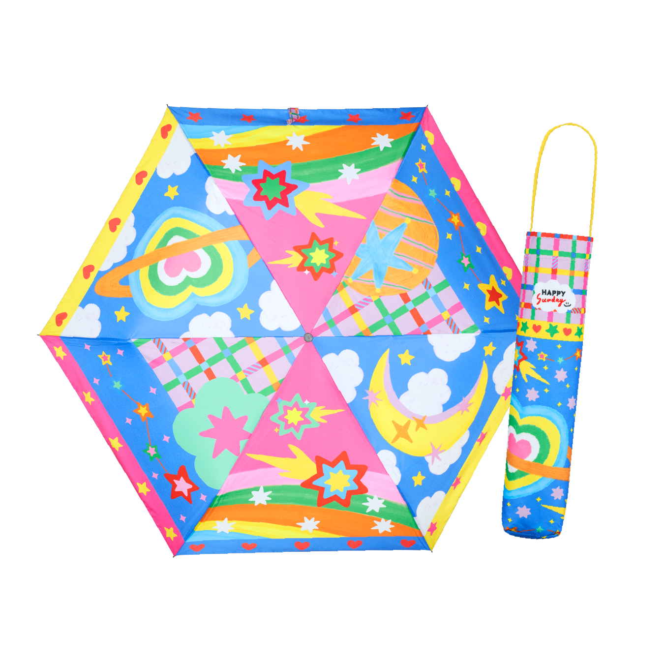 HAPPY UNIVERSE MERRY MOON UMBRELLA