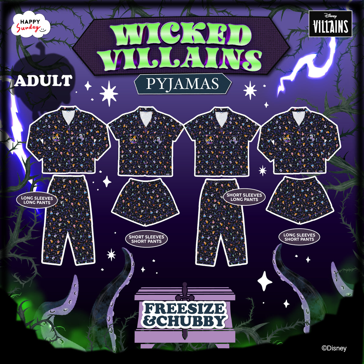 WICKED VILLAINS PYJAMAS (เริ่มส่งสินค้า 28.OCT.2026)