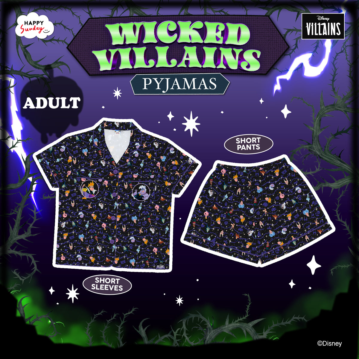 WICKED VILLAINS PYJAMAS (เริ่มส่งสินค้า 28.OCT.2026)