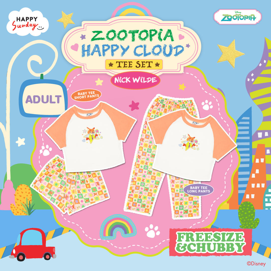 ZOOTOPIA HAPPY CLOUD TEE SET