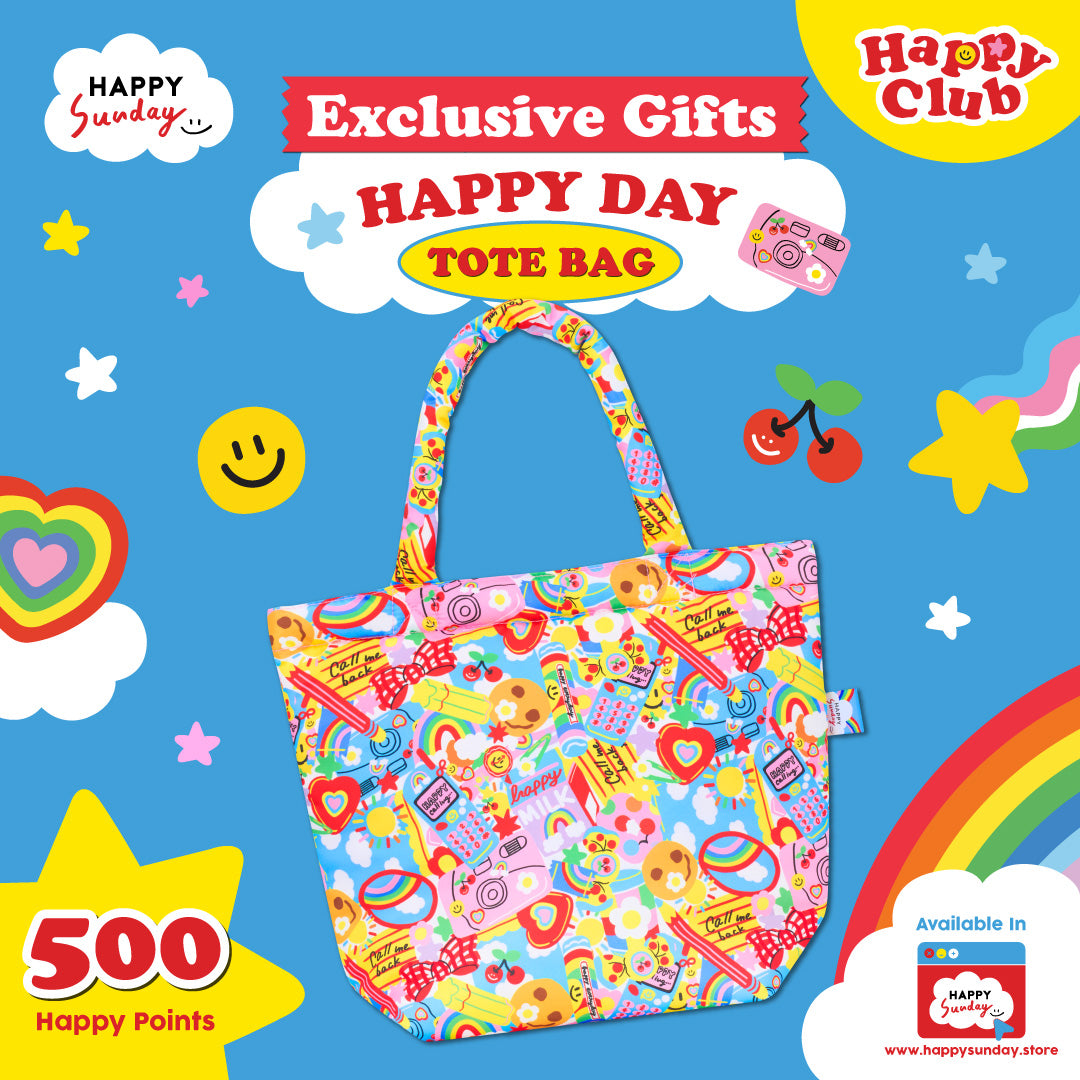 (500 Happy Points) กระเป๋า HAPPY DAY TOTE BAG