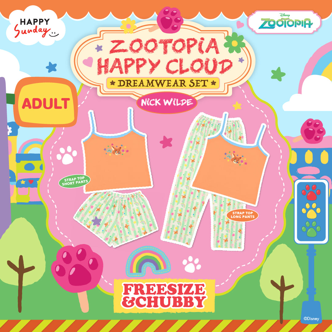 ZOOTOPIA HAPPY CLOUD DREAMWEAR SET