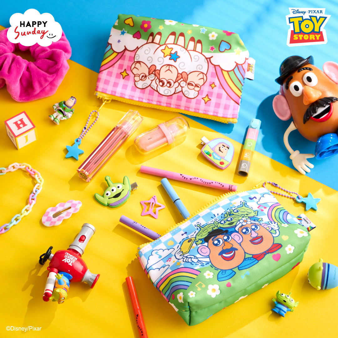 TIME FOR TOYS POUCH | กระเป๋าใบเล็กลายทอยสตอรี่