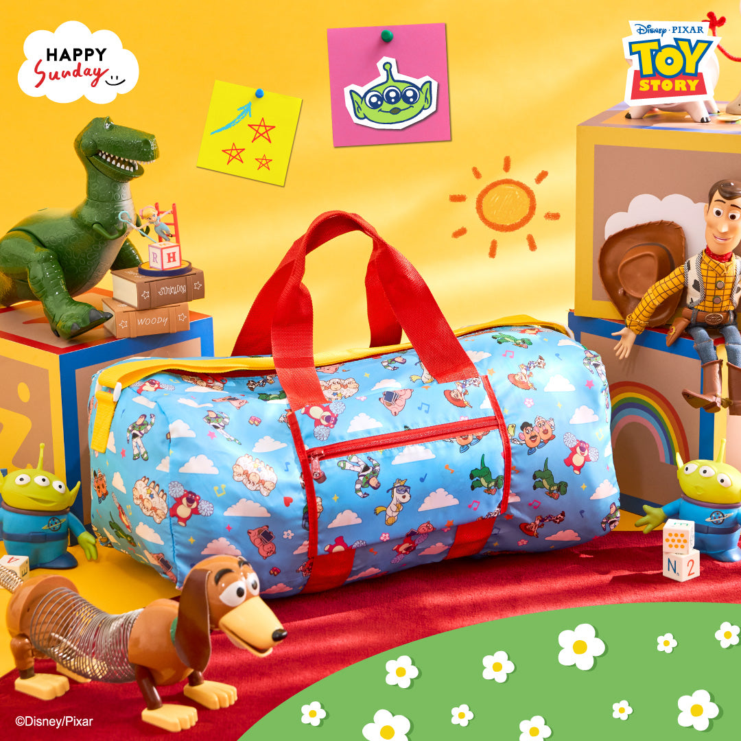 TIME FOR TOYS TRAVEL BAG | กระเป๋าเดินทางพับได้ลายทอยสตอรี่