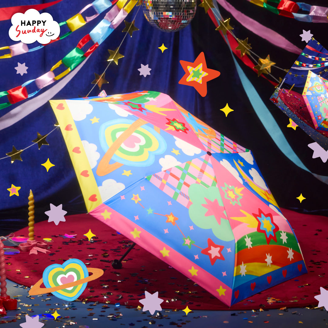 HAPPY UNIVERSE MERRY MOON UMBRELLA