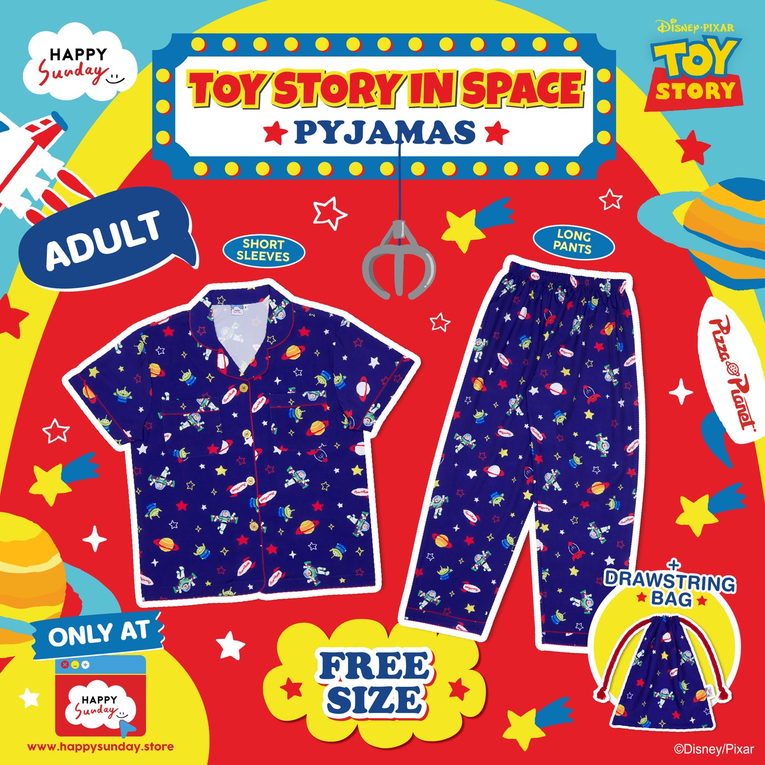 TOY STORY IN SPACE Pyjamas