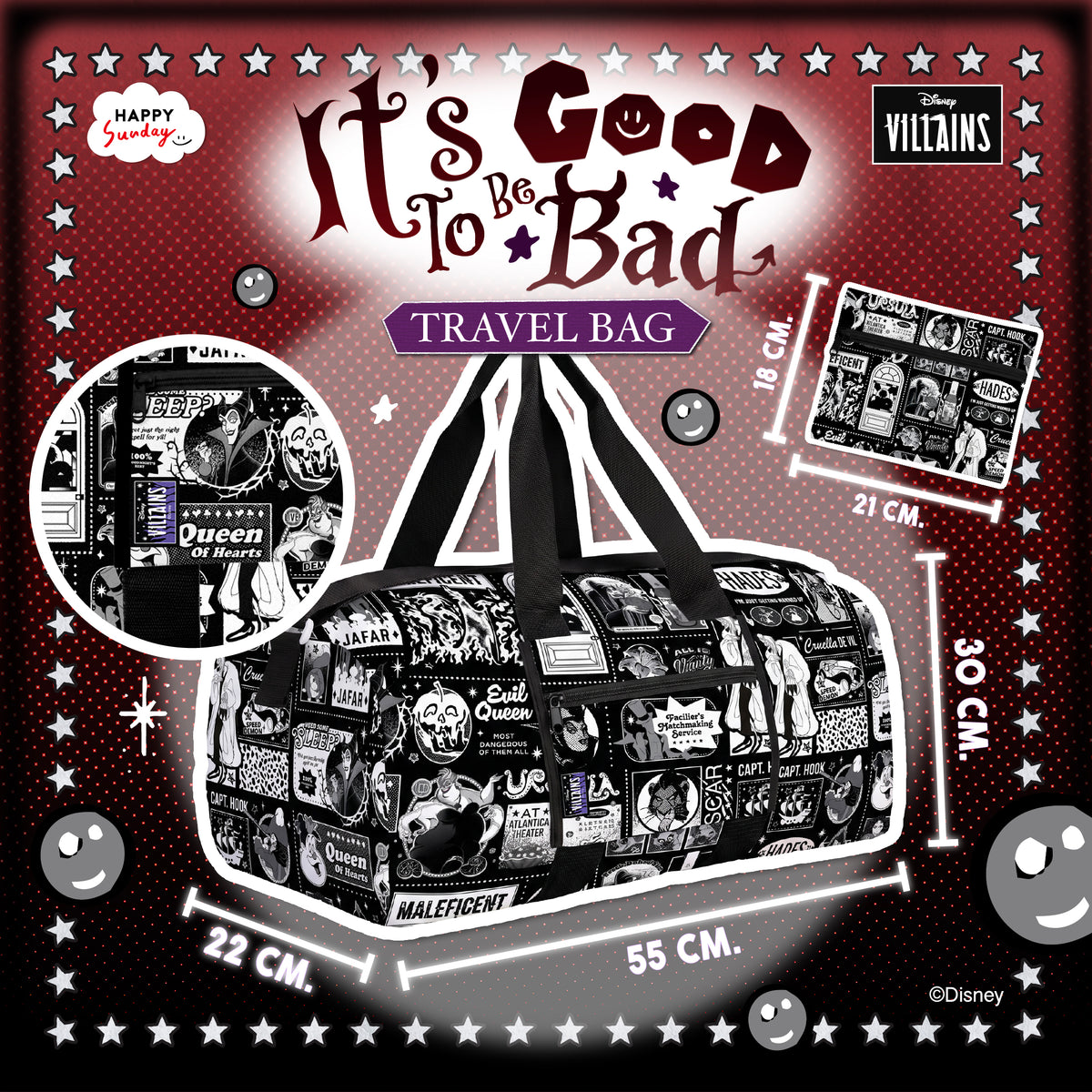 IT'S GOOD TO BE BAD TRAVEL BAG (เริ่มส่งสินค้า 28.OCT.2026)