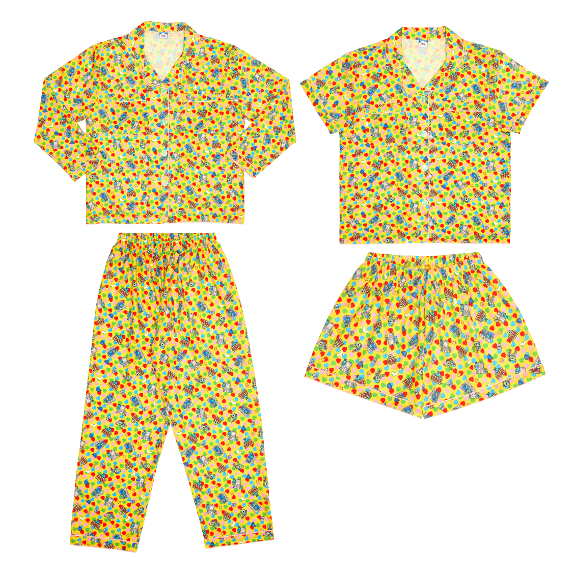 FULL OF ENERGY PYJAMAS | ชุดนอนลายมอนสเตอร์ อิงค์