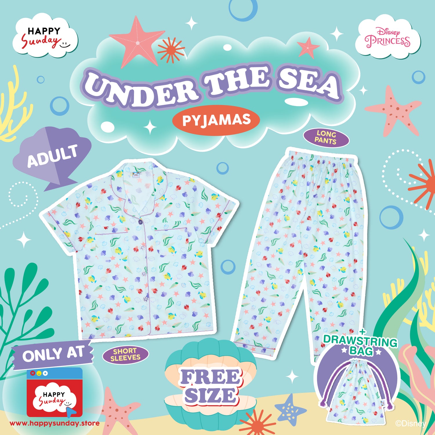 UNDER THE SEA Pyjamas