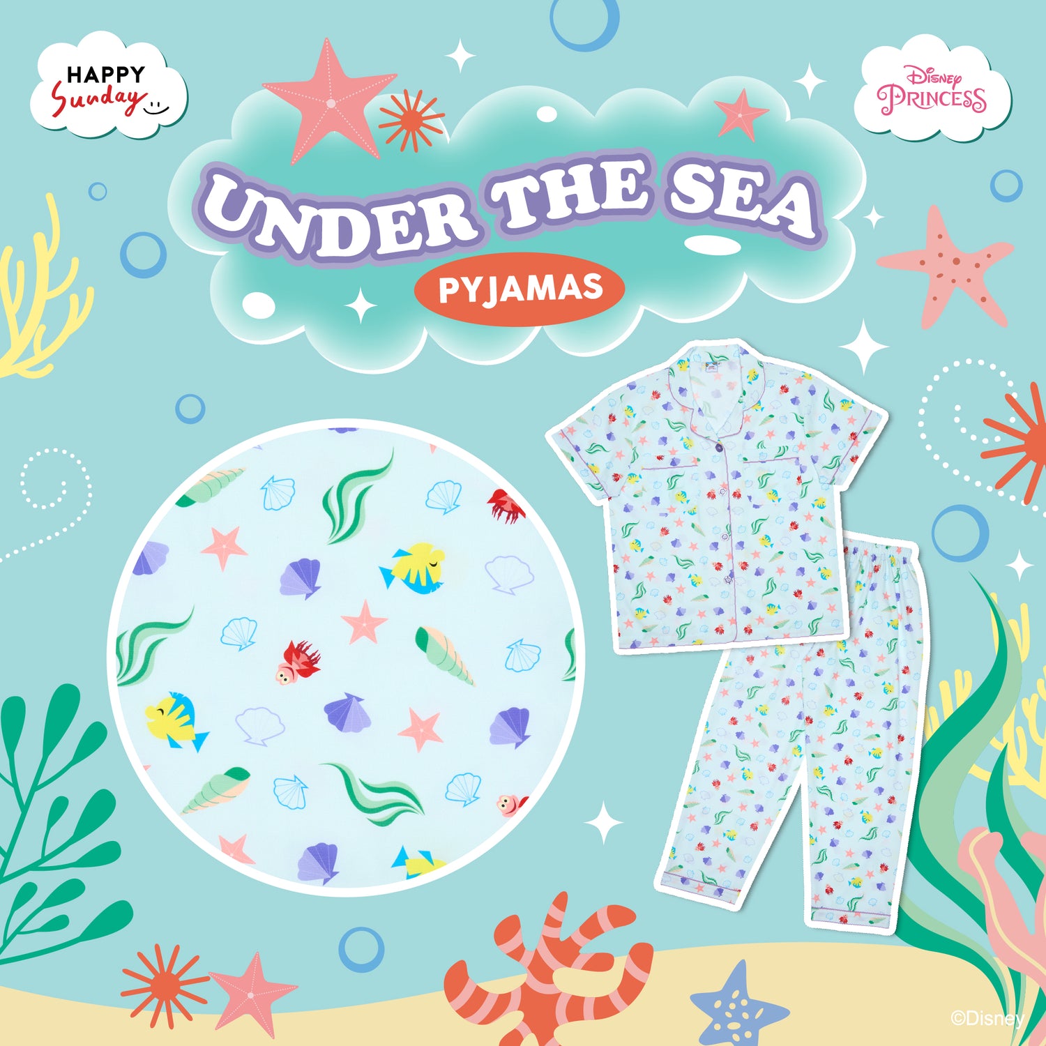 UNDER THE SEA Pyjamas