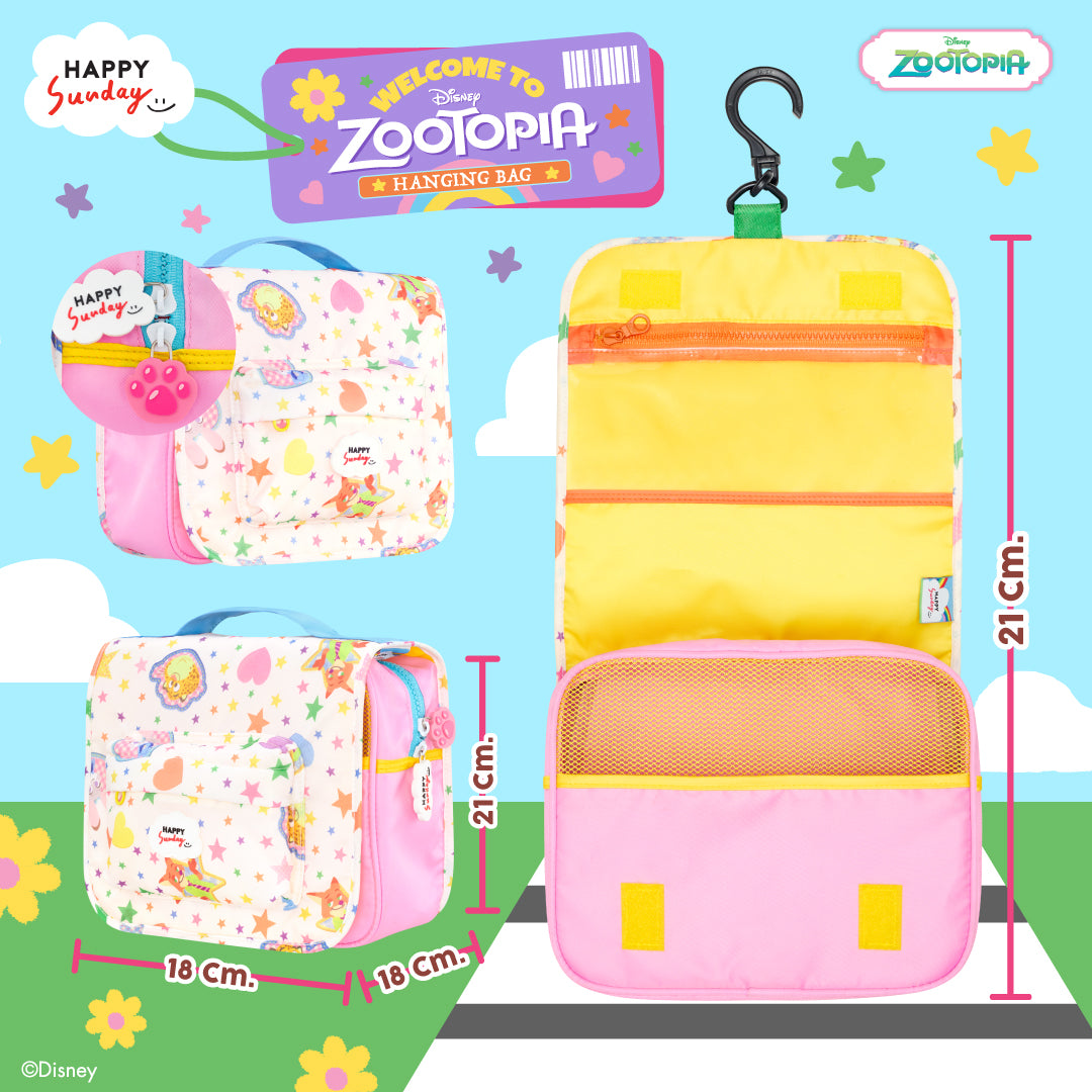 WELCOME TO ZOOTOPIA HANGING BAG | กระเป๋าแขวนลาย ZOOTOPIA