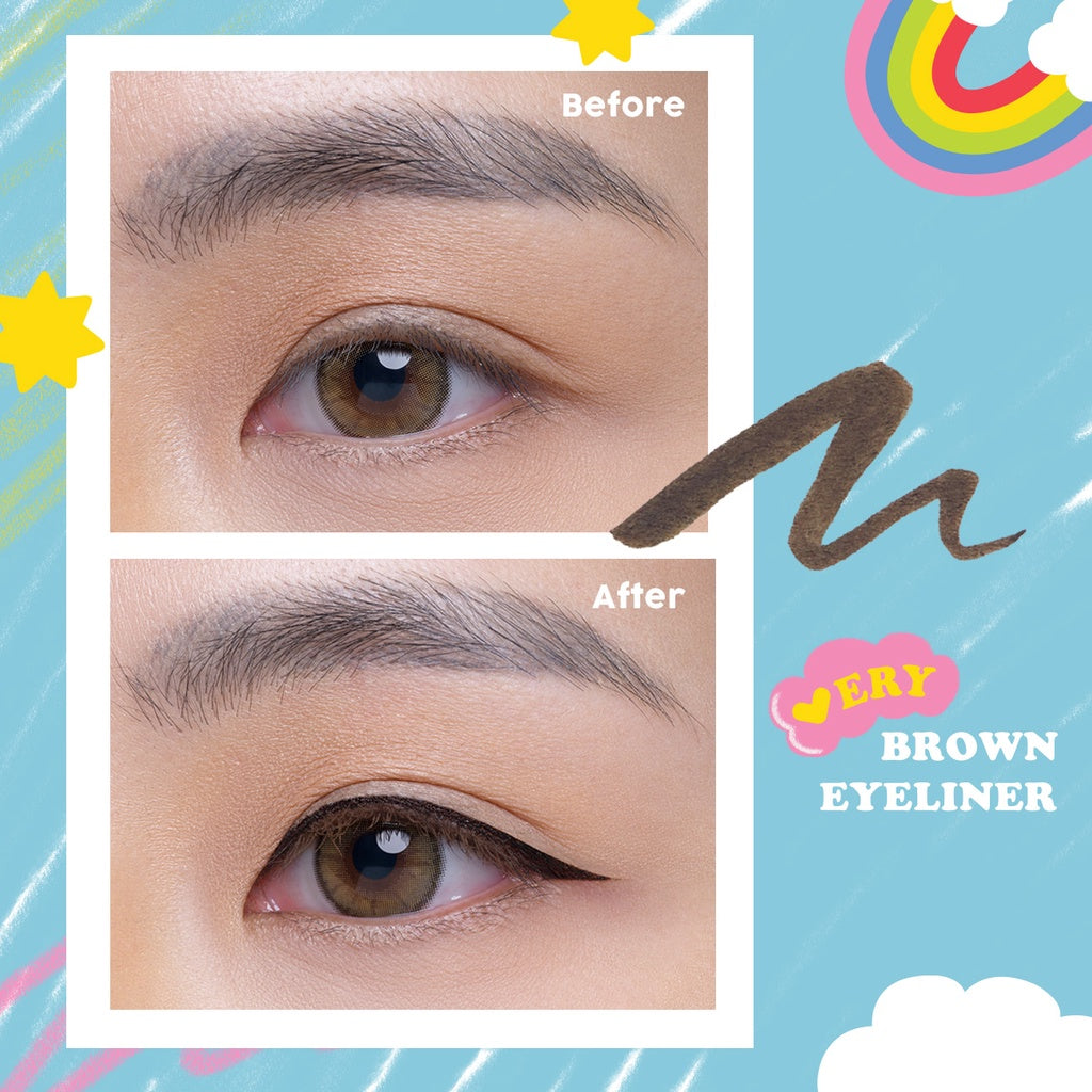 HAPPY SUNDAY VERY BROWN EYELINER