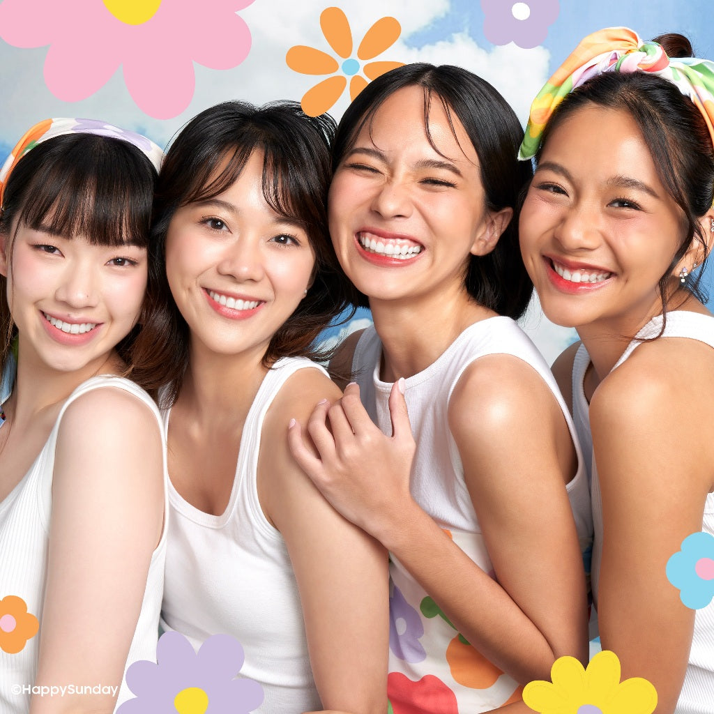HAPPY SUNDAY AURA FLORA SKIN CUSHION | คุชชั่นดอกไม้