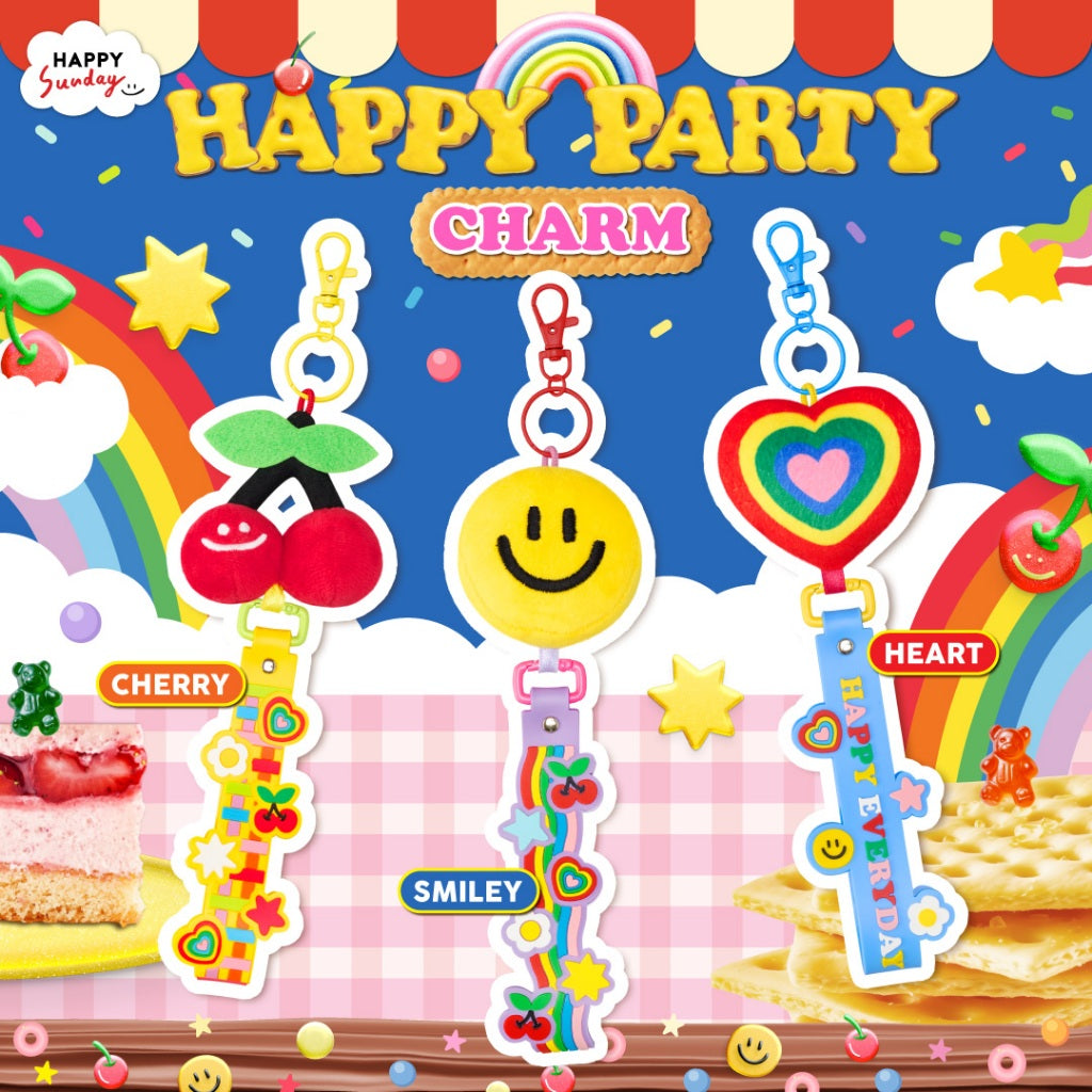 HAPPY PARTY CHARM | พวงกุญแจแฮปปี้ปาร์ตี้ 2in1