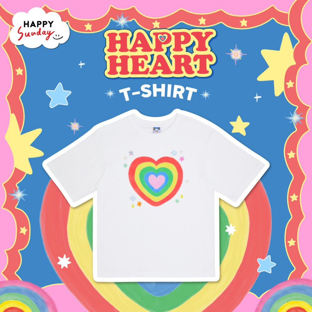 HAPPY SUNDAY HAPPY T-SHIRT | เสื้อยืดใส่สบาย
