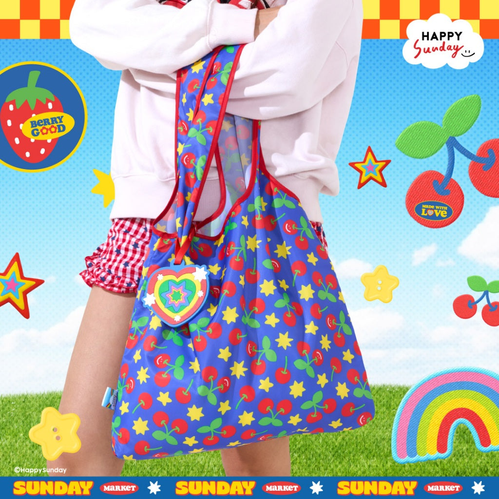 HAPPY GRABBY SHOPPING BAG | กระเป๋าช้อปปิ้งพับได้