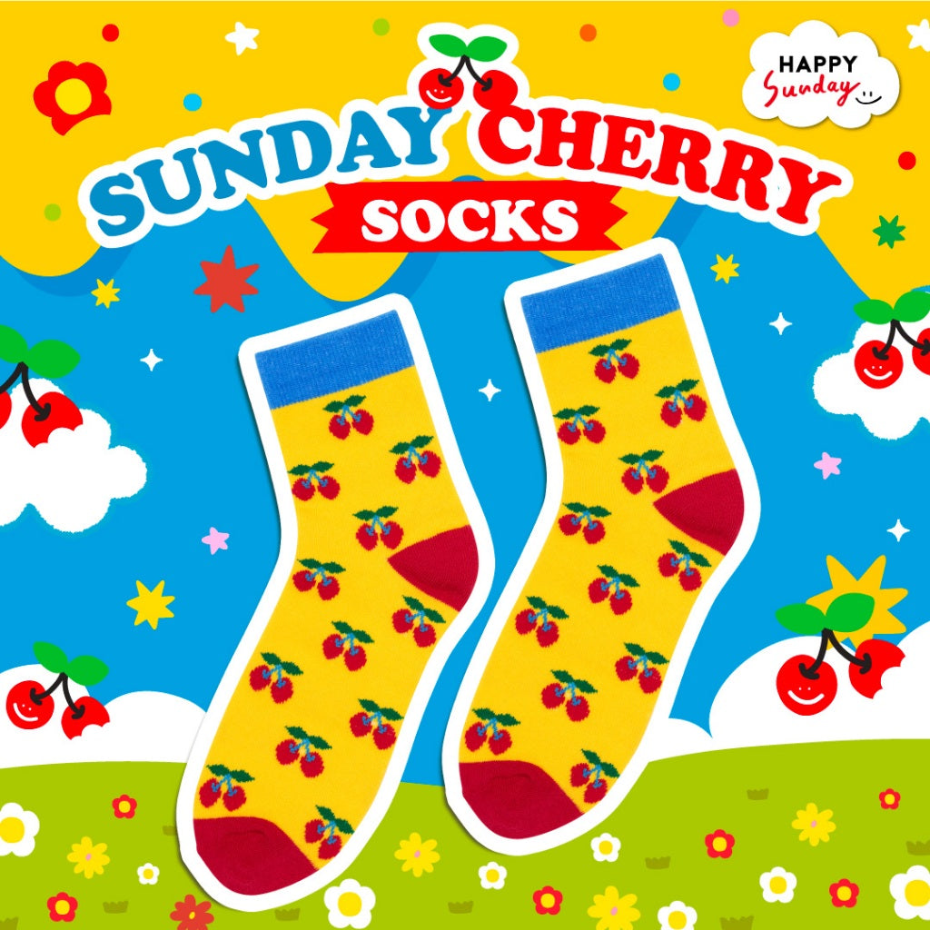 COLORFUL SUNDAY SOCKS | ถุงเท้าคัลเลอร์ฟูลซันเดย์