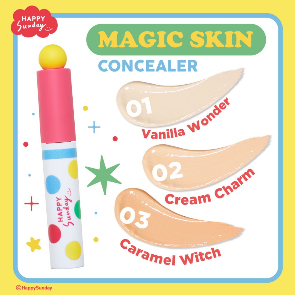 HAPPY SUNDAY MAGIC SKIN CONCEALER | คอนซีลเลอร์