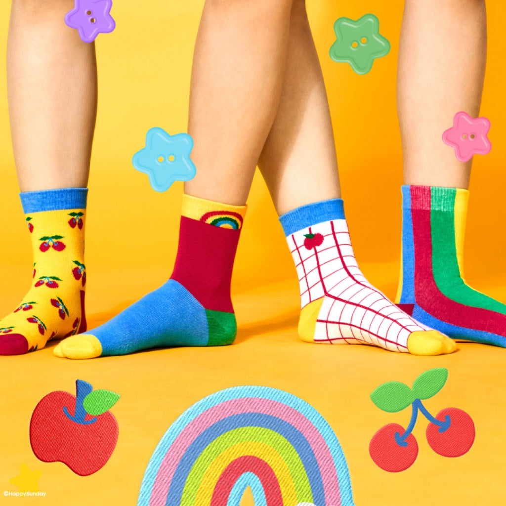 COLORFUL SUNDAY SOCKS | ถุงเท้าคัลเลอร์ฟูลซันเดย์