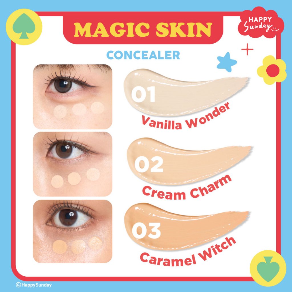 HAPPY SUNDAY MAGIC SKIN CONCEALER | คอนซีลเลอร์