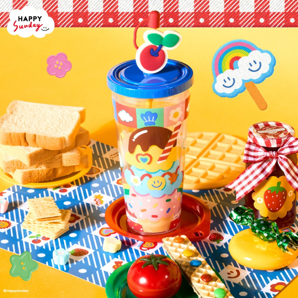ICE CREAM PARTY TUMBLER | แก้วทัมเบลอร์ลายไอศครีม