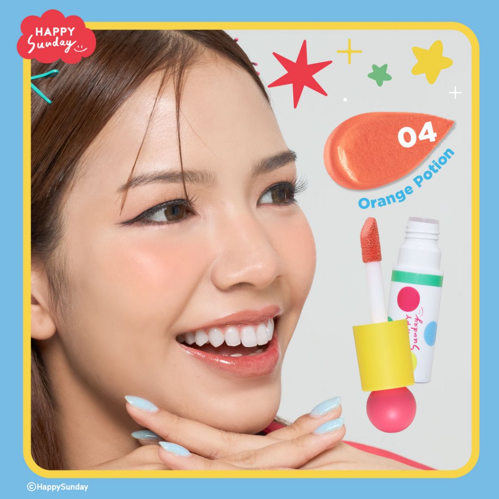 HAPPY SUNDAY MAGIC COLOR BLUSH | ครีมบลัช 4 สี