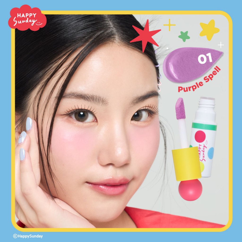 HAPPY SUNDAY MAGIC COLOR BLUSH | ครีมบลัช 4 สี