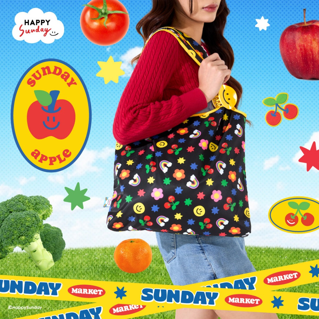 HAPPY GRABBY SHOPPING BAG | กระเป๋าช้อปปิ้งพับได้