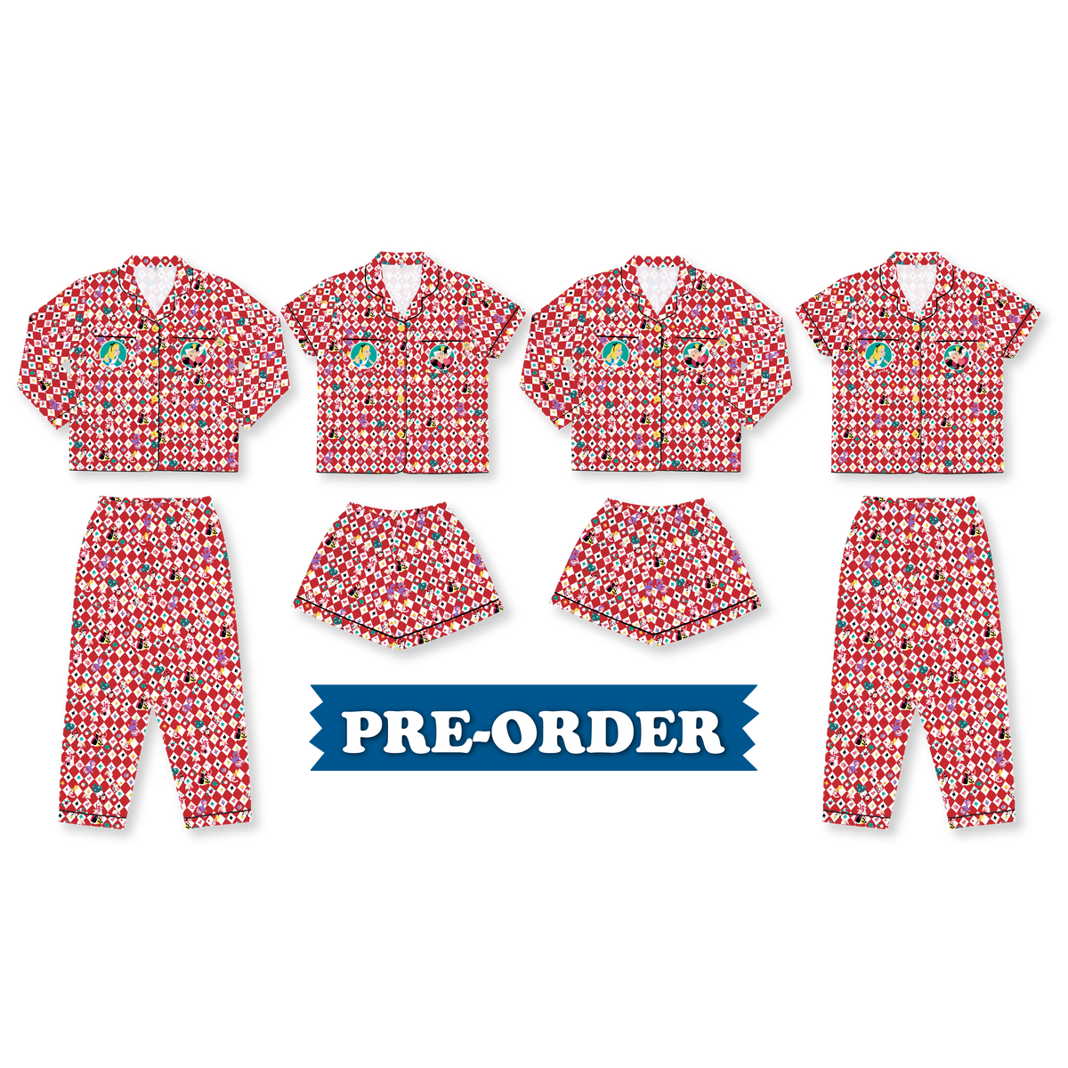 [PRE-ORDER ทยอยจัดส่ง 11/11/2026 เป็นต้นไป กรุณากดแยกออเดอร์จากสินค้าพร้อมส่ง] THE QUEEN OF HEARTS PYJAMAS
