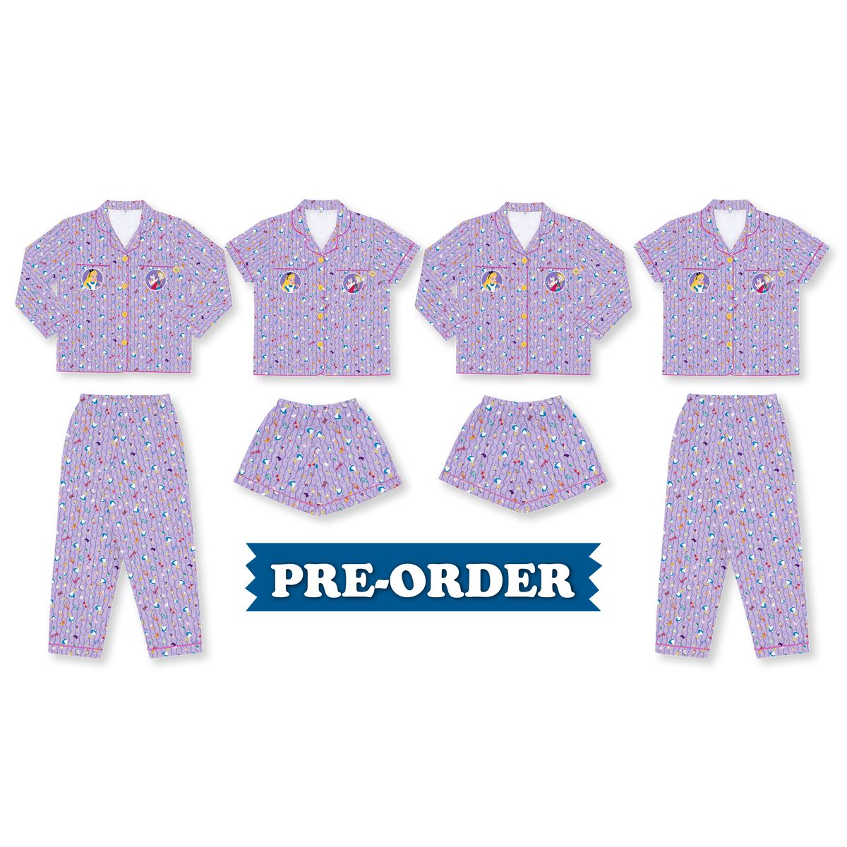 [PRE-ORDER ทยอยจัดส่ง 11/11/2026 เป็นต้นไป กรุณากดแยกออเดอร์จากสินค้าพร้อมส่ง] LOST IN WONDERLAND PYJAMAS