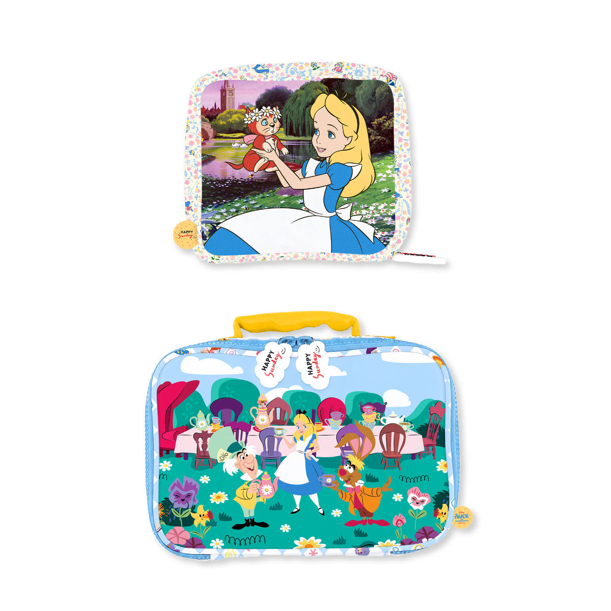 [ กรุณากดแยกออเดอร์จากสินค้าพรีออเดอร์ ] ALICE IN WONDERLAND COSMETIC BAG