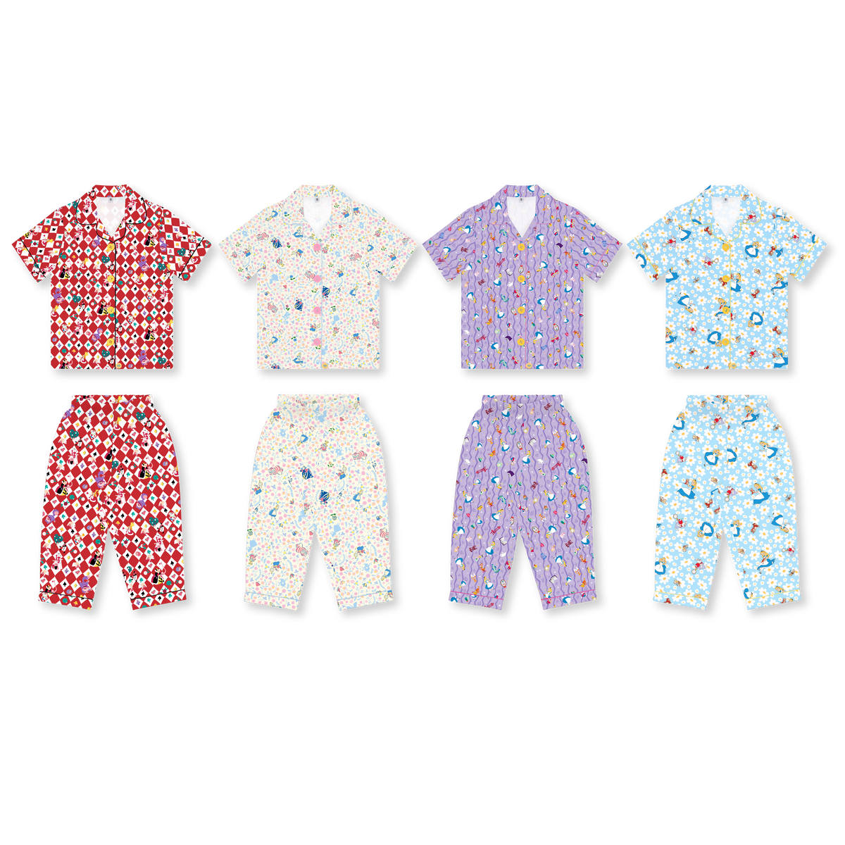 [KIDS] [ กรุณากดแยกออเดอร์จากสินค้าพรีออเดอร์ ] ALICE IN WONDERLAND PYJAMAS