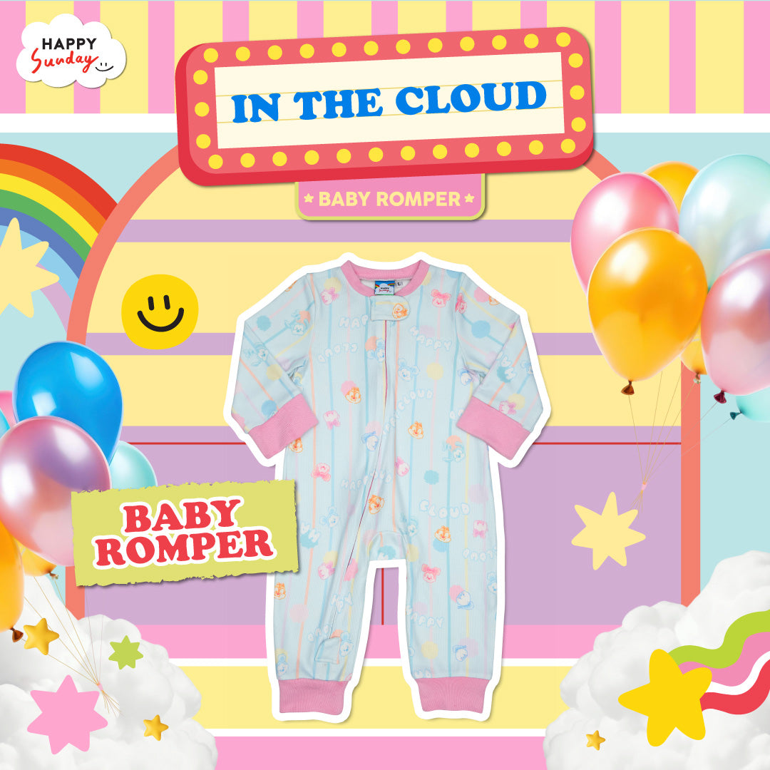 [BABY ROMPER 0-18 M] IN THE CLOUD HAPPY CLOUD