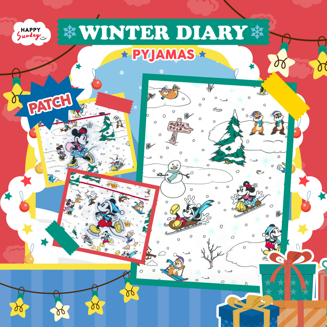 [FREESIZE] WINTER DIARY PYJAMAS