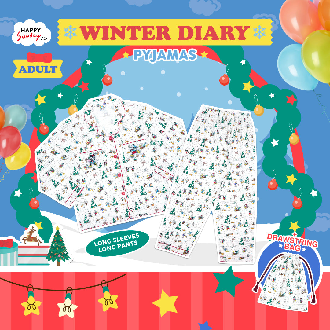 [FREESIZE] WINTER DIARY PYJAMAS