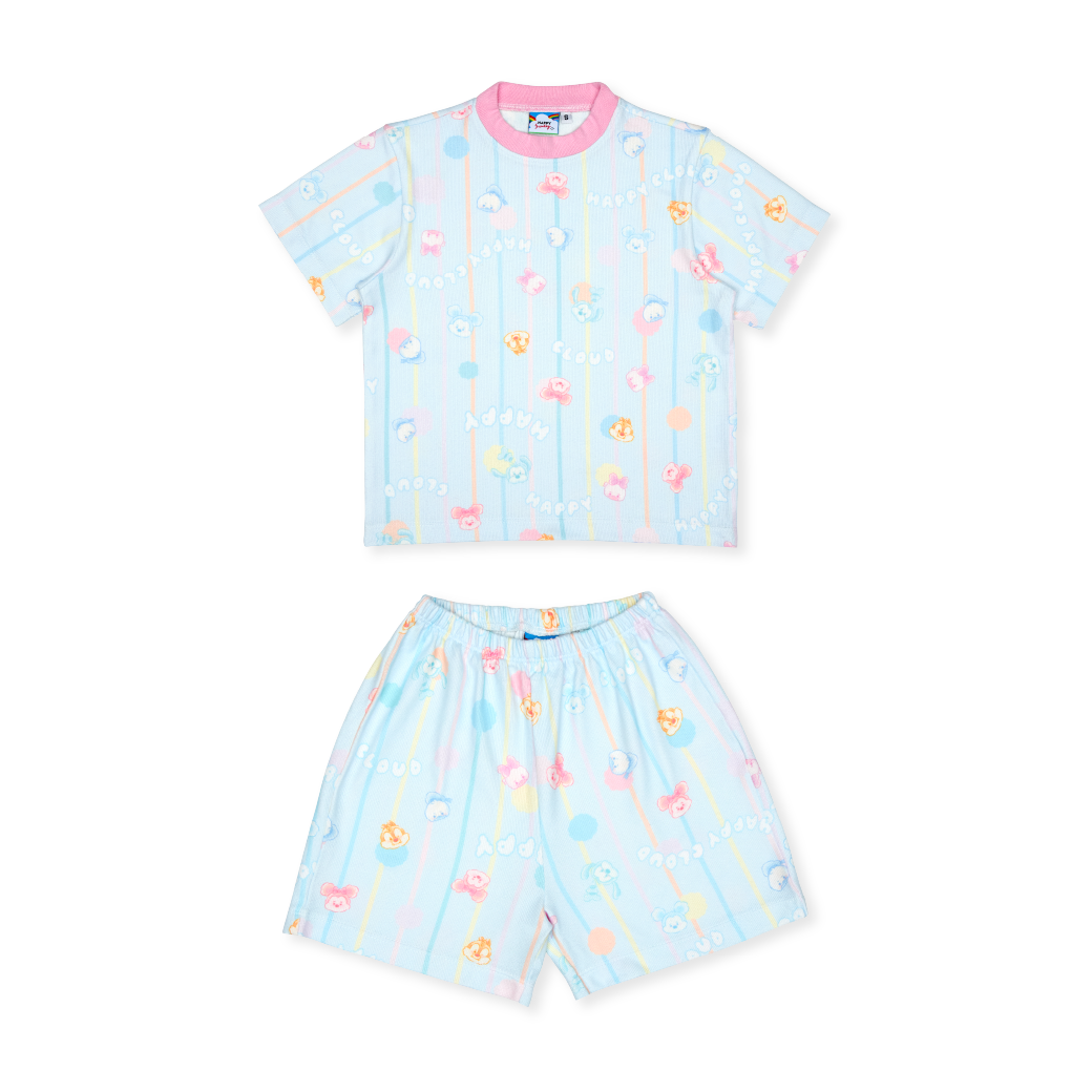 [KIDS] IN THE CLOUD HAPPY CLOUD TEE SET