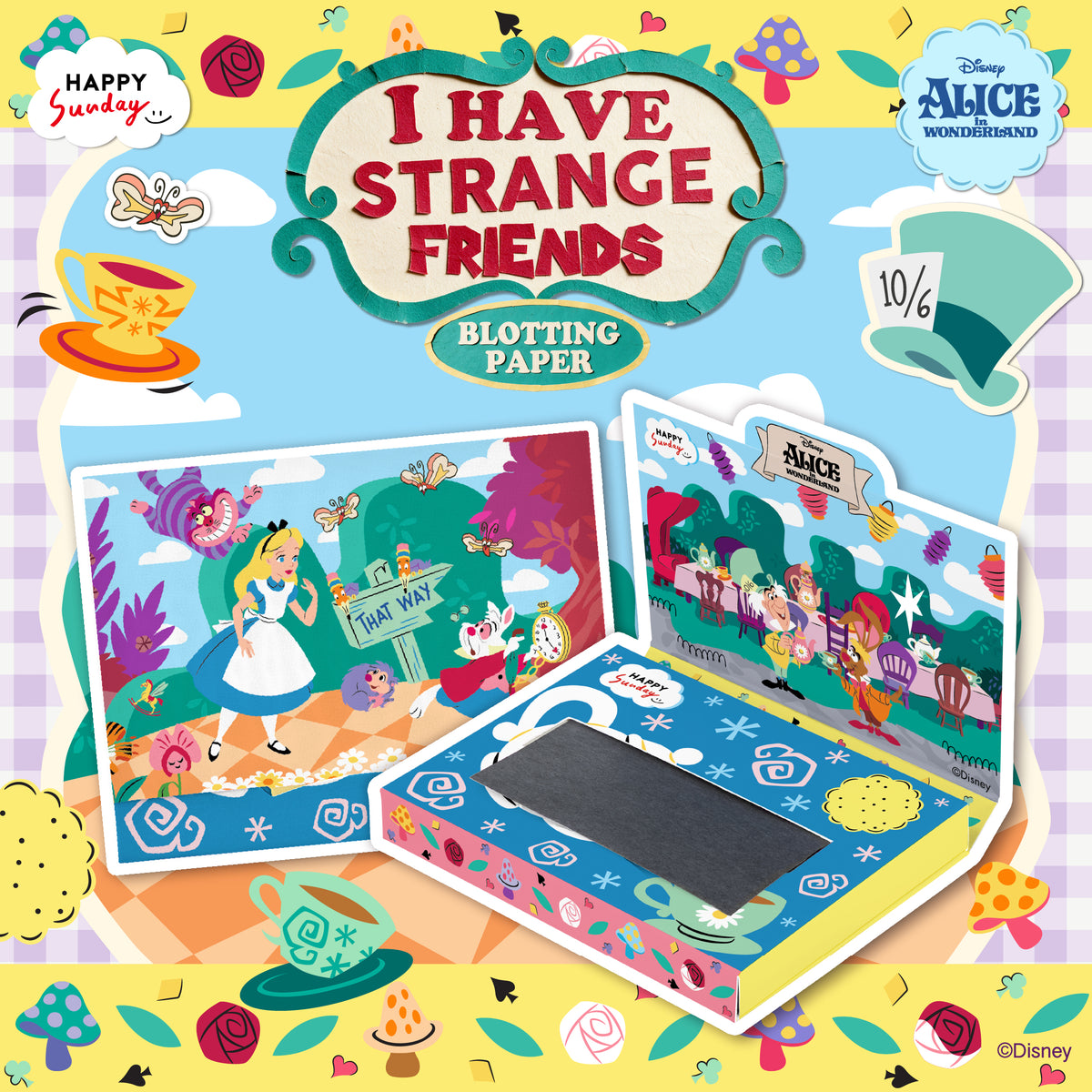 [ กรุณากดแยกออเดอร์จากสินค้าพรีออเดอร์ ] I HAVE STRANGE FRIENDS BLOTTING PAPER