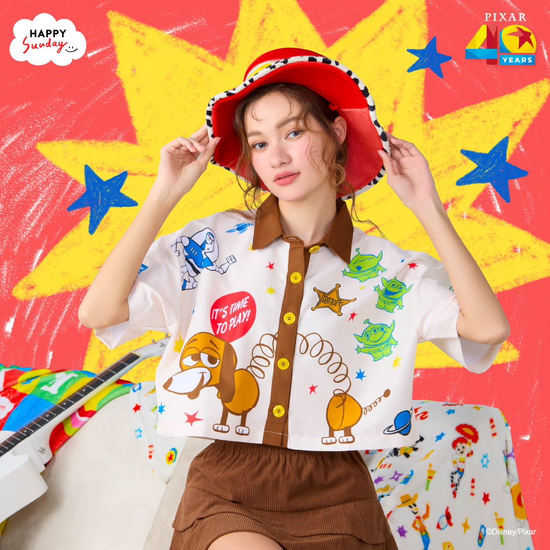 GROW WITH ME 40 YEARS PIXAR CROP TOP
