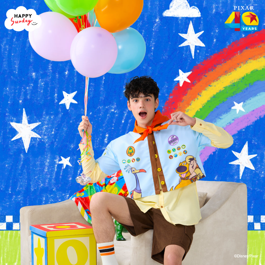 GROW WITH ME 40 YEARS PIXAR CROP TOP