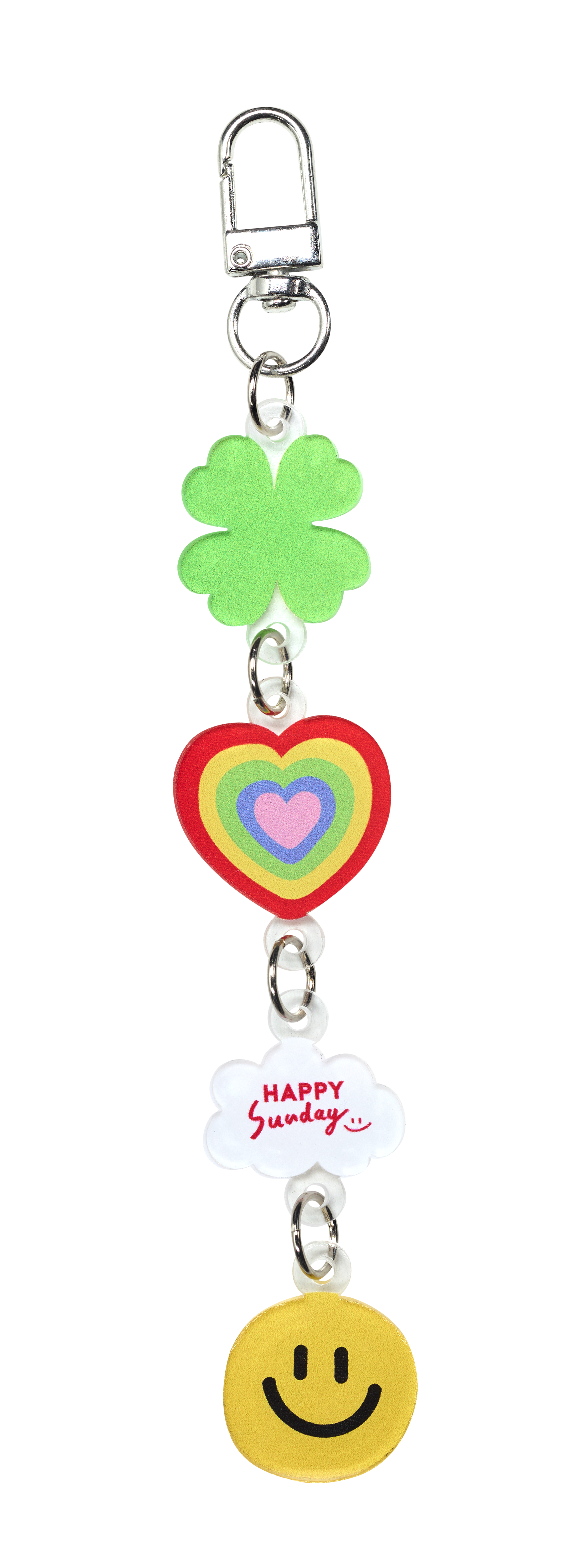 (100 Happy Points) พวงกุญแจ HAPPY CHAIN ลาย HAPPY LUCKY – happysundaystore