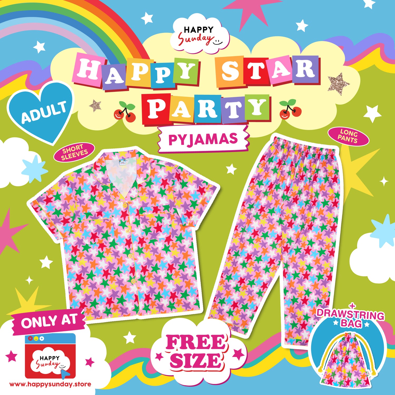 HAPPY STAR PARTY Pyjamas