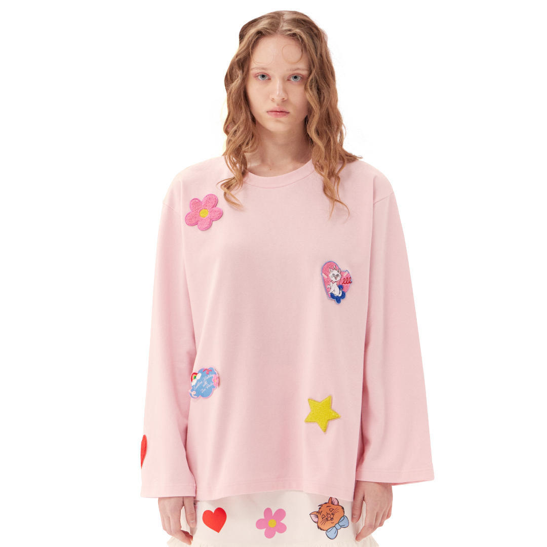 [FREESIZE] WEEKEND LONGSLEEVE TOP HAPPY HOLIDAY ARISTOCATS